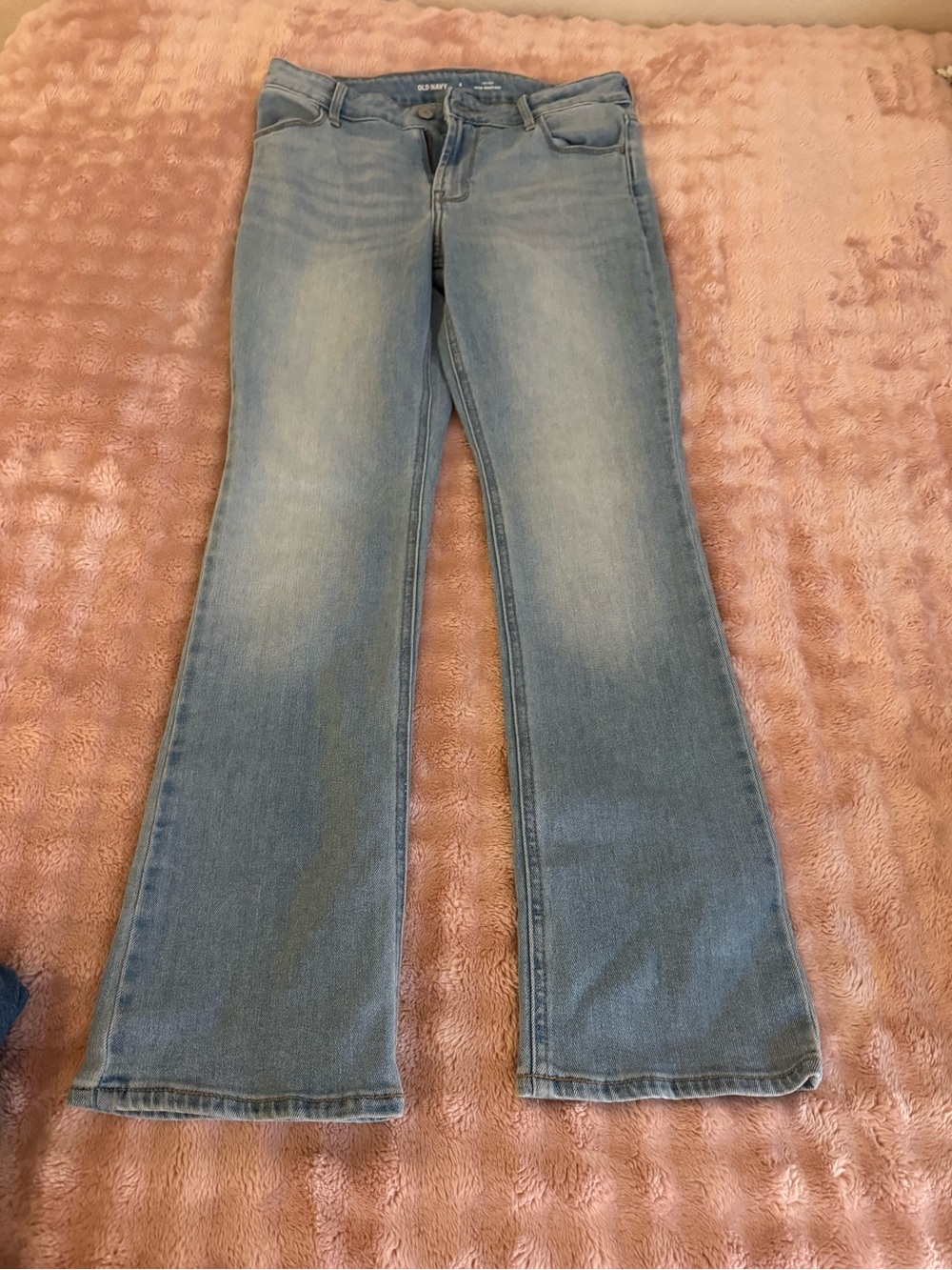 Old Navy Faded Light Blue Flare Jeans